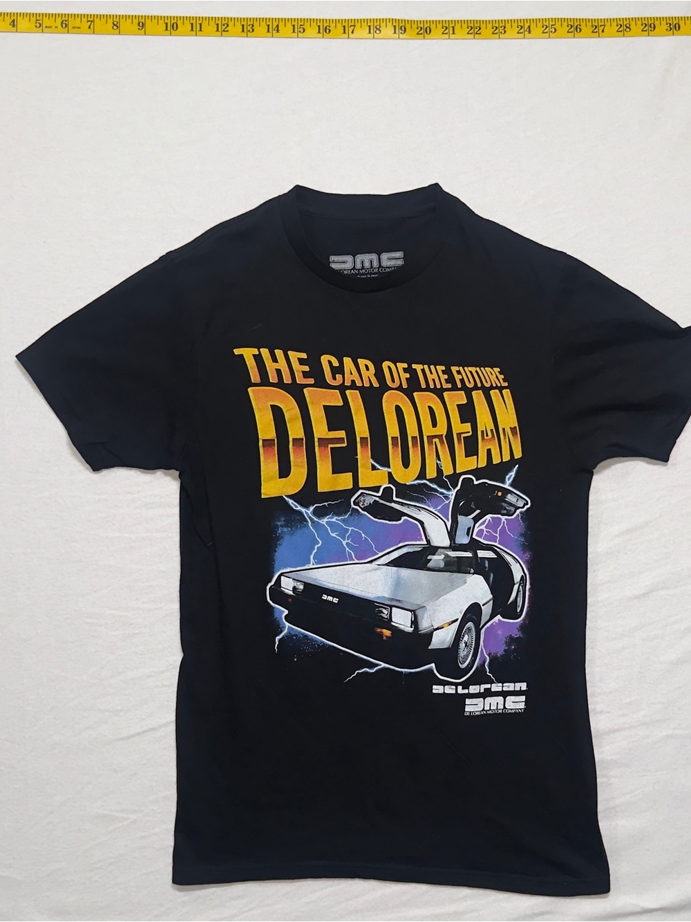 DeLorean Graphic Tee - Black